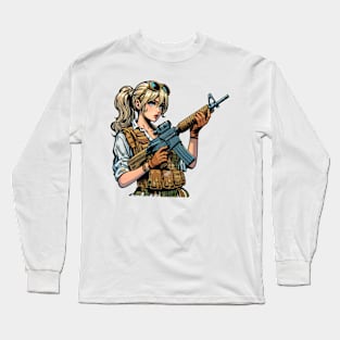 Tactical Girl Long Sleeve T-Shirt